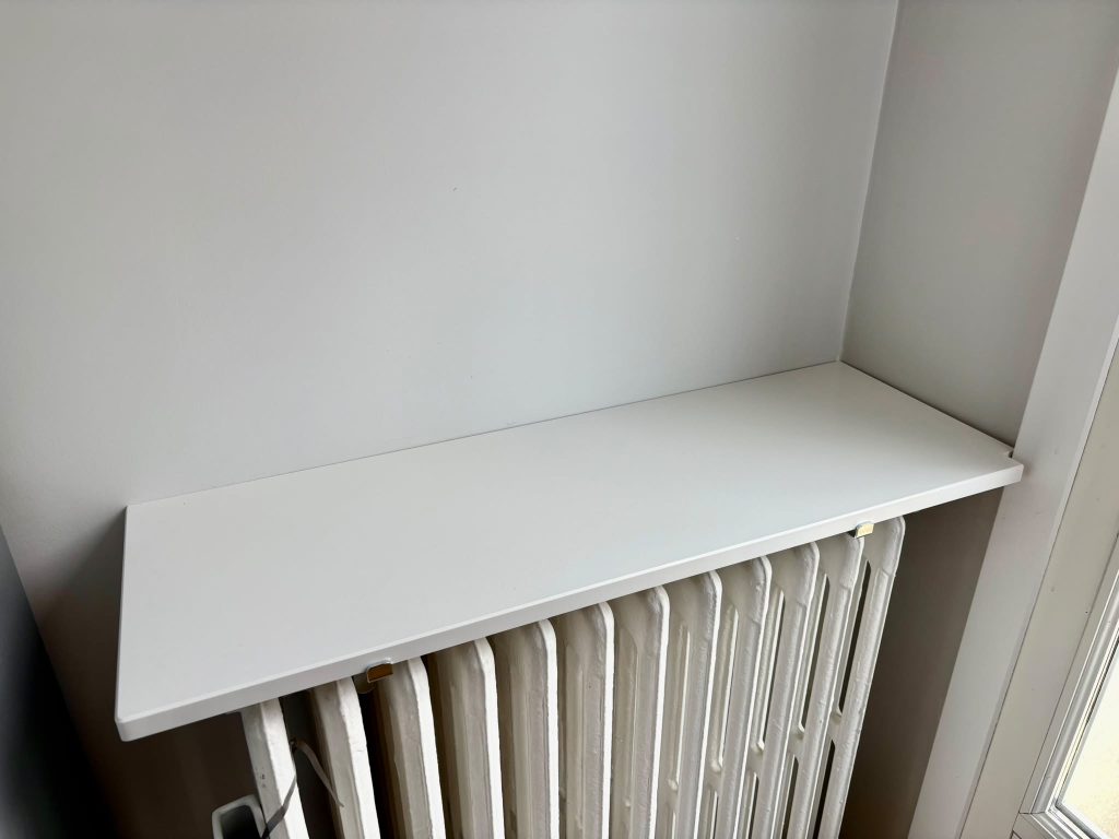 Tablette de Radiateur Quartz Bianco Assoluto Modèle L'Elegante