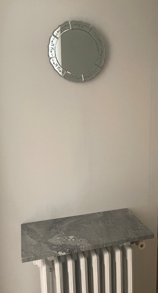 Tablette de Radiateur en Marbre donatello des dolomites Modèle La Magic Grey