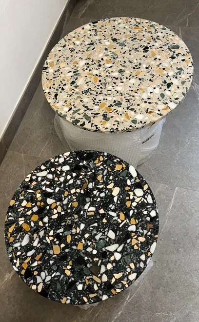 Table Basse en Terrazzo
