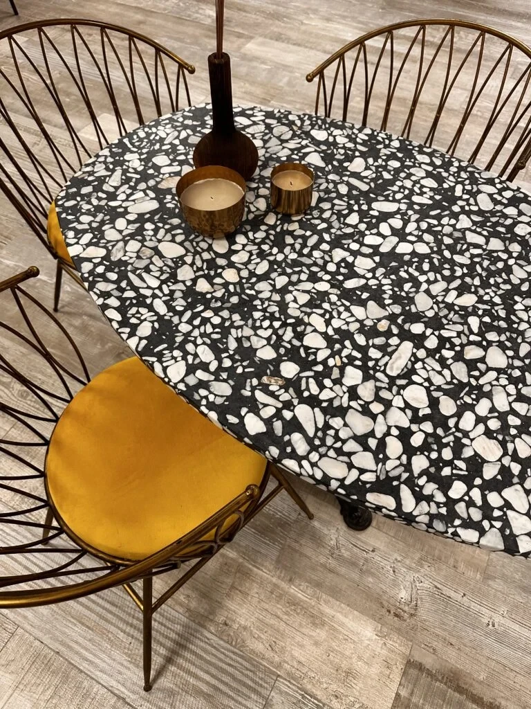 Plateau de Table à Manger Quartz Palladio Moro