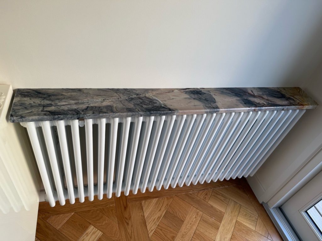 Tablette De Radiateur Quarzite Iron Blue Modèle L&rsquo;Electrique
